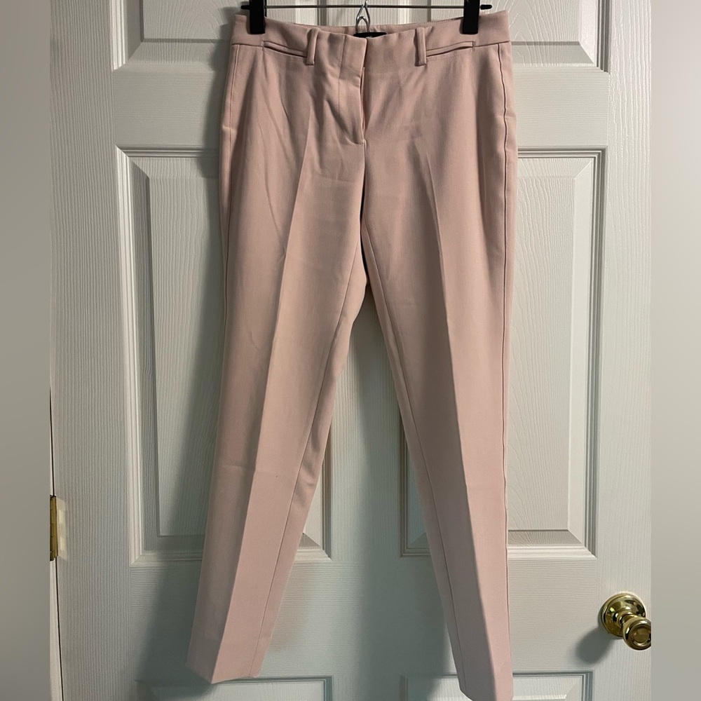 White House Black Market Light Pink The Slim Ankle Pants